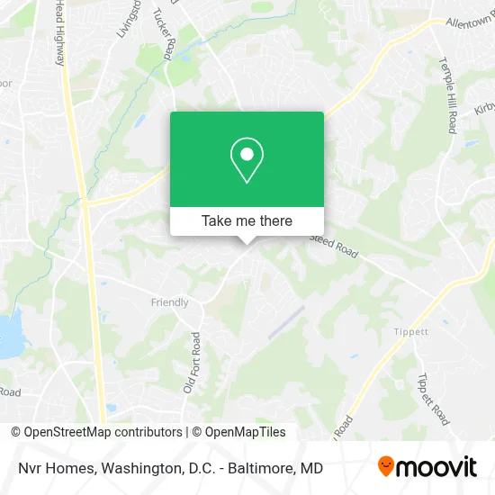 Nvr Homes map