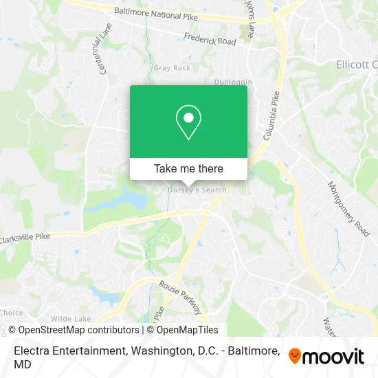 Electra Entertainment map