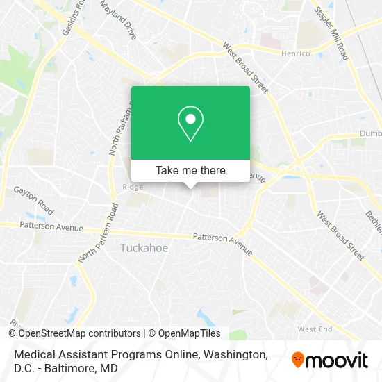 Medical Assistant Programs Online map