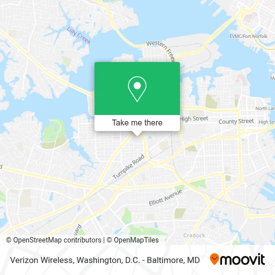 Verizon Wireless map