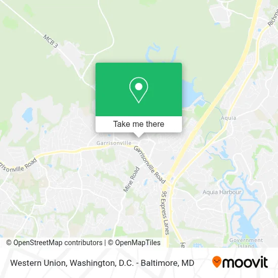 Western Union map