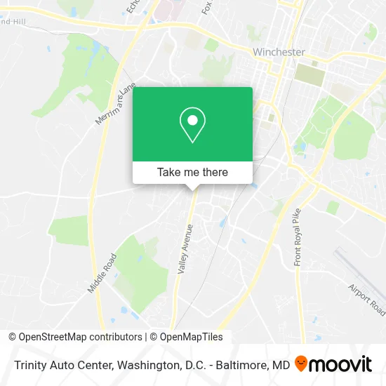 Trinity Auto Center map