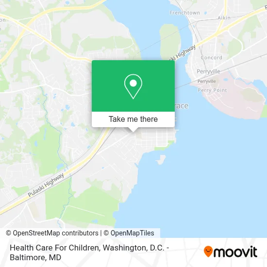 Health Care For Children map