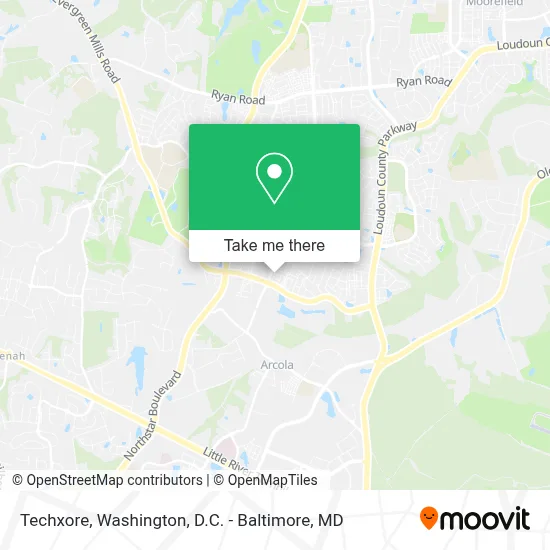 Techxore map