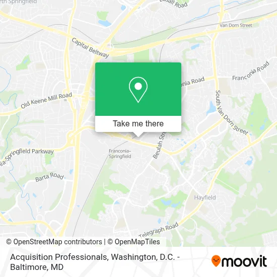 Acquisition Professionals map