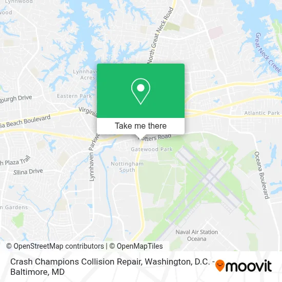 Crash Champions Collision Repair map