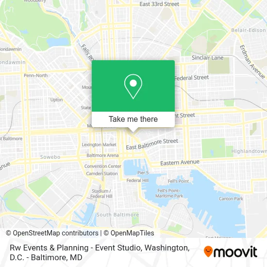 Rw Events & Planning - Event Studio map