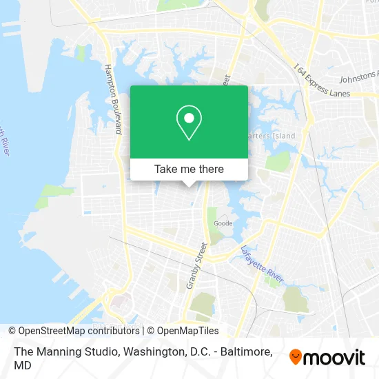 The Manning Studio map