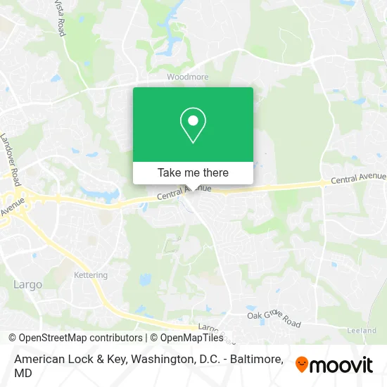 American Lock & Key map