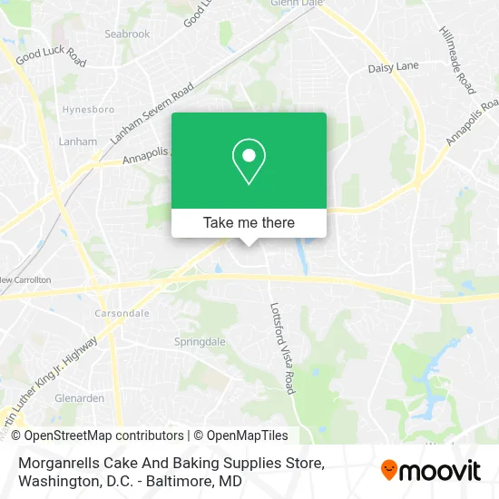 Morganrells Cake And Baking Supplies Store map