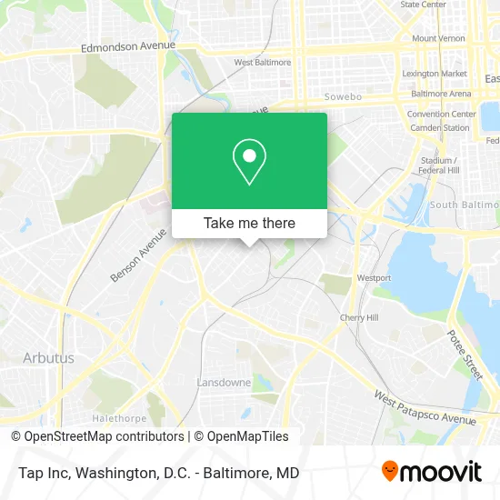 Tap Inc map