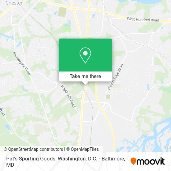 Pat's Sporting Goods map