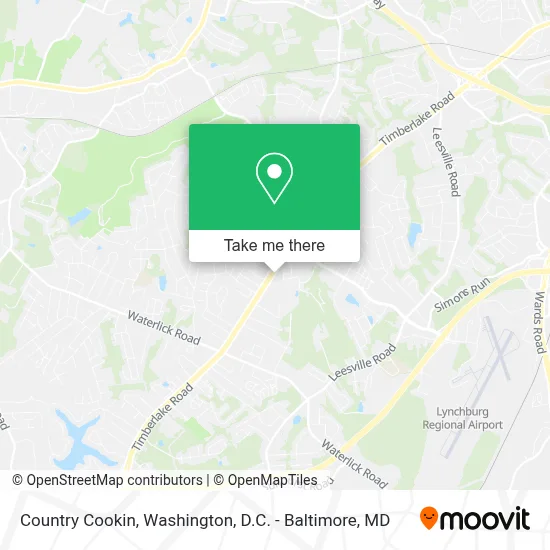 Country Cookin map