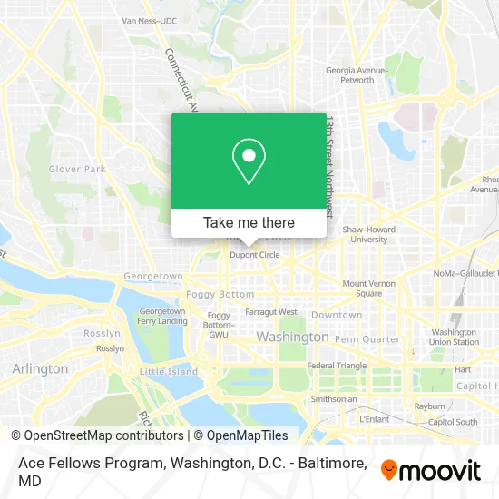 Ace Fellows Program map