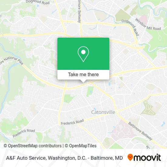 A&F Auto Service map