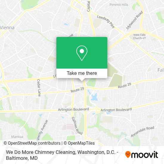 We Do More Chimney Cleaning map