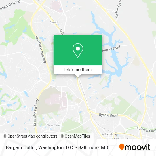 Bargain Outlet map