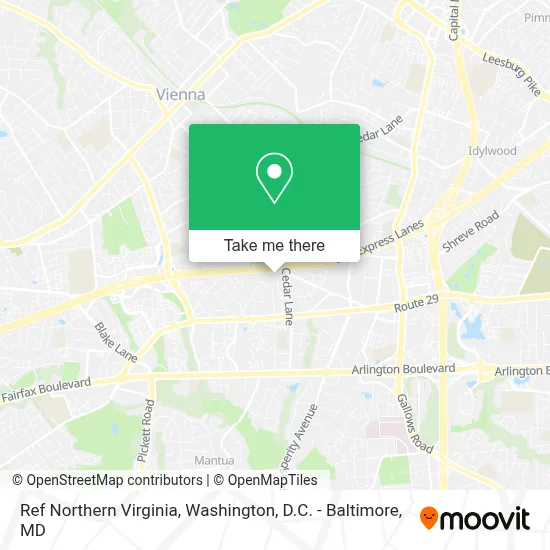 Ref Northern Virginia map