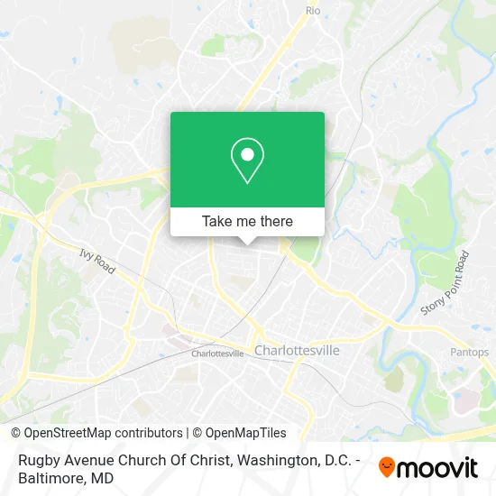 Rugby Avenue Church Of Christ map
