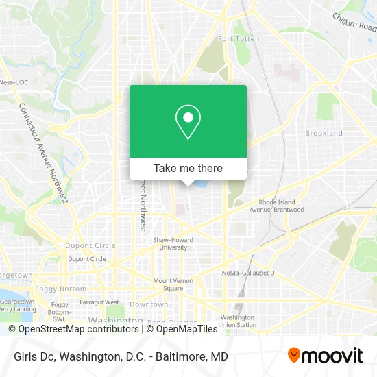 Girls Dc map