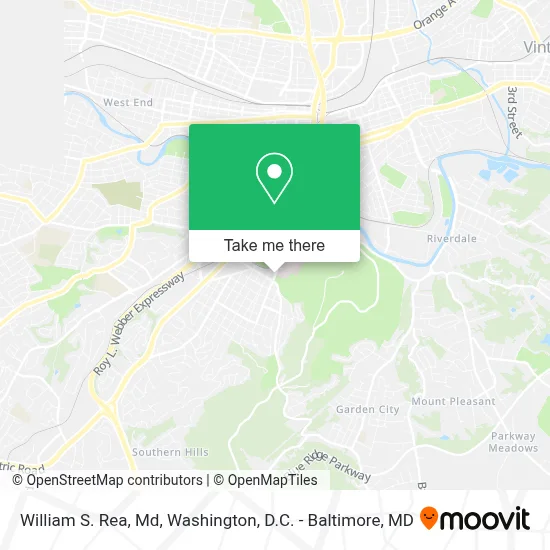 William S. Rea, Md map