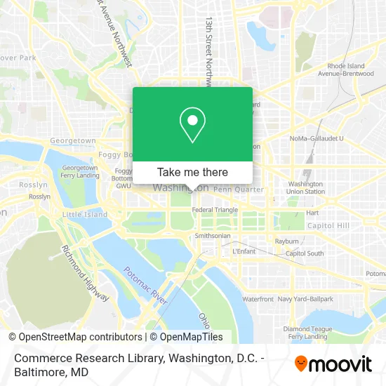 Commerce Research Library map