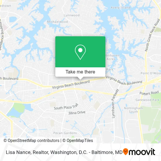 Lisa Nance, Realtor map