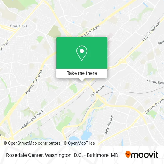 Rosedale Center map