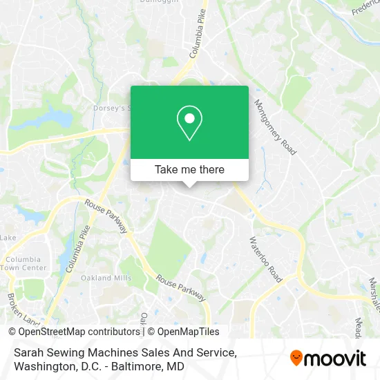 Sarah Sewing Machines Sales And Service map