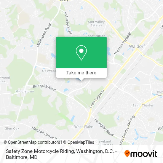Safety Zone Motorcycle Riding map