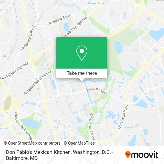 Don Pablo's Mexican Kitchen map