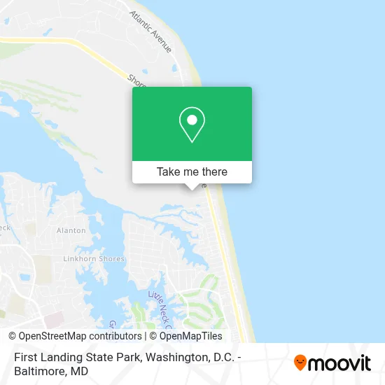 First  Landing State Park map