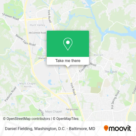 Daniel Fielding map
