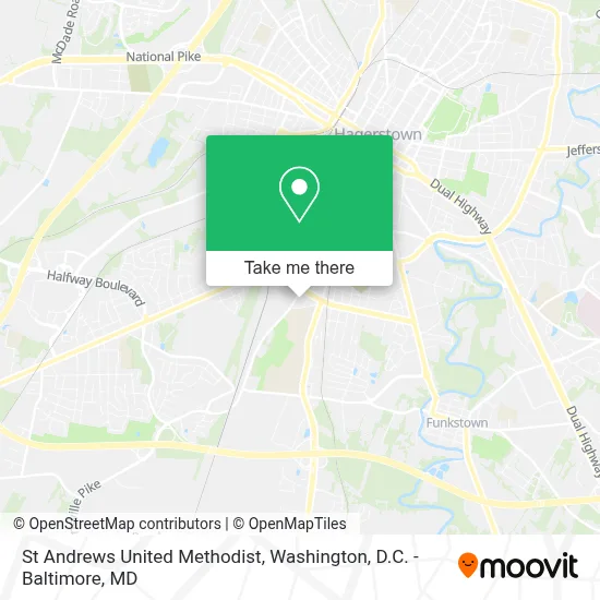 St Andrews United Methodist map