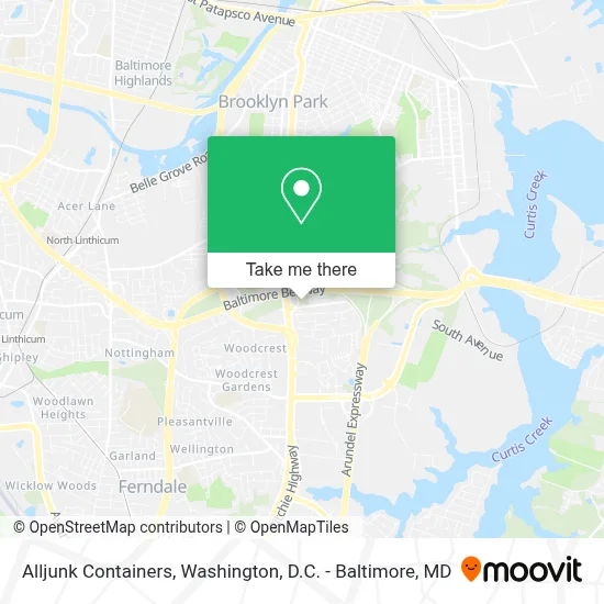 Alljunk Containers map