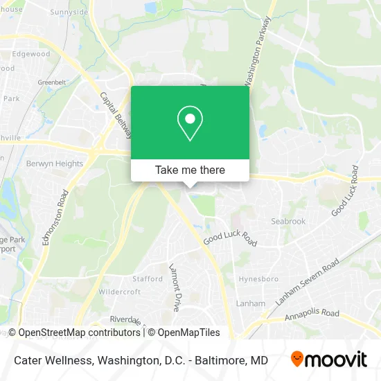 Cater Wellness map