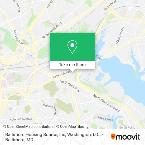 Baltimore Housing Source, Inc map