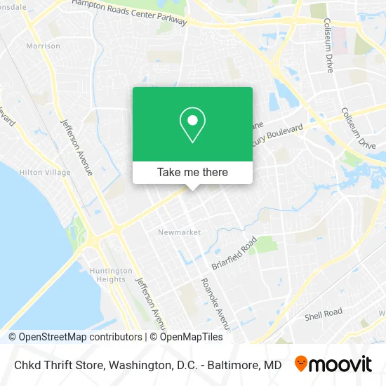 Chkd Thrift Store map