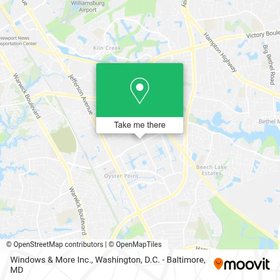 Windows & More Inc. map