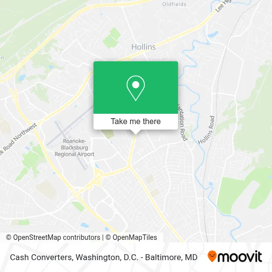 Cash Converters map