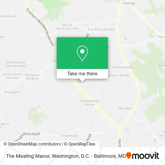 The Mealing Manor map