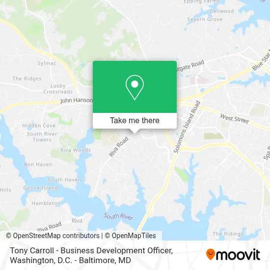 Tony Carroll - Business Development Officer map