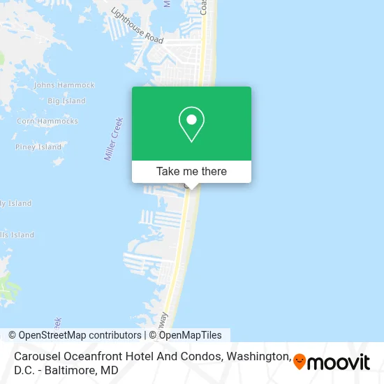 Carousel Oceanfront Hotel And Condos map