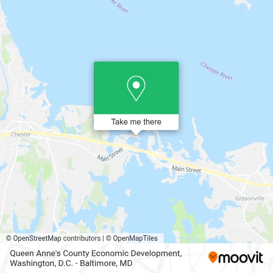 Queen Anne's County Economic Development map