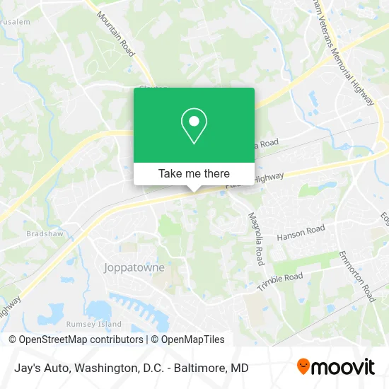 Jay's Auto map