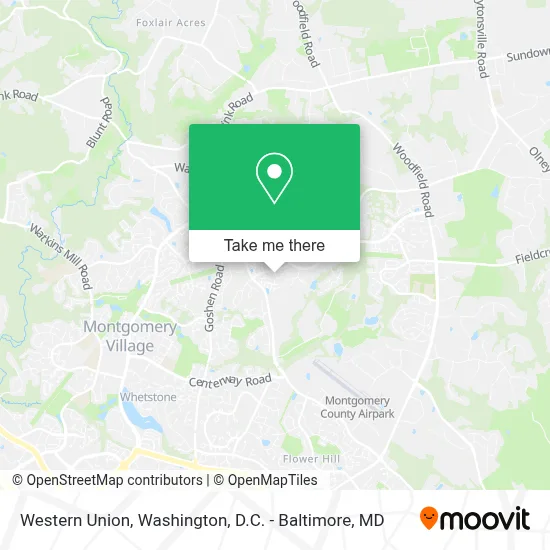 Western Union map
