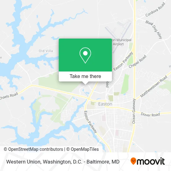 Western Union map