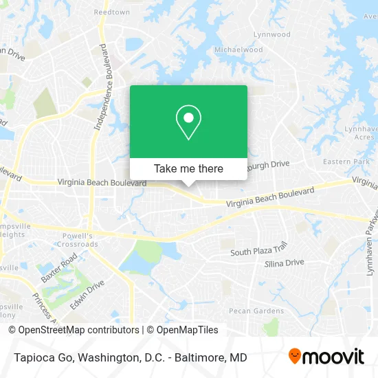 Tapioca Go map