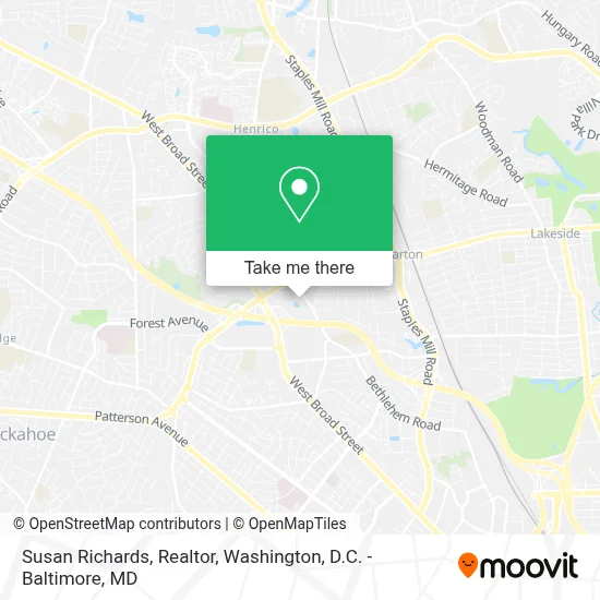 Susan Richards, Realtor map
