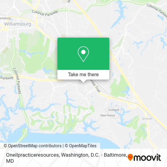 Oneilpracticeresources map